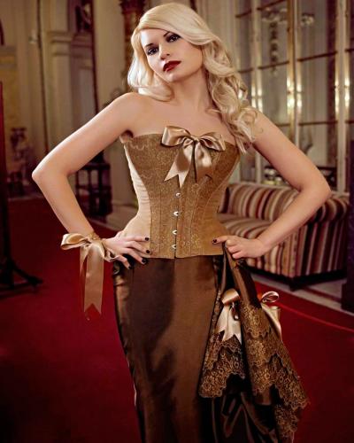 бежевый корсет